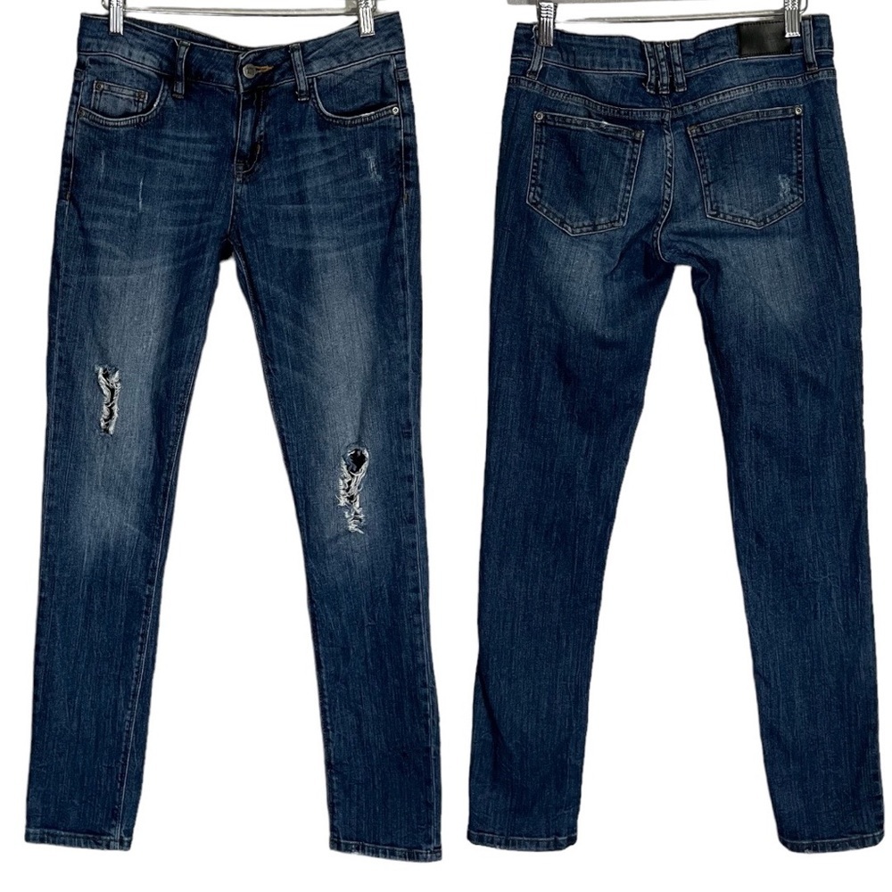 ANINE BING Mid-Rise Straight Leg Jeans Size 26